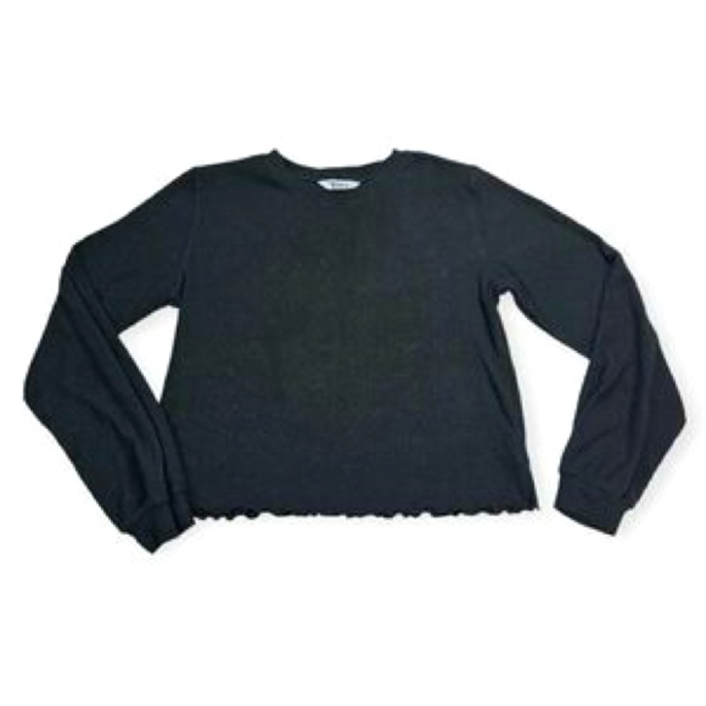 BB Dakota by Steve Madden long sleeve medium black top. EUC-only wore twice